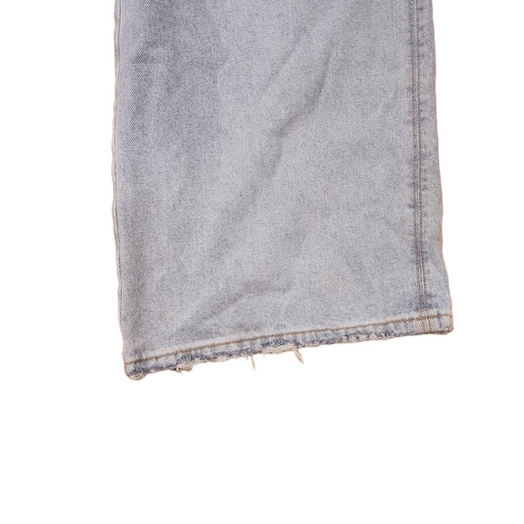 Zara Super High Rise Wide Leg Full Length Light Wash Jeans Full Length Size 12 - Picture 5 of 10